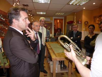 Ophicl�de Atelier r�paration Magasin musique Mulhouse - Portes ouvertes CMA