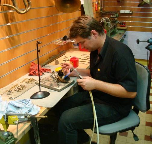 Restauration ophicl�ide - Brasure argent culasse