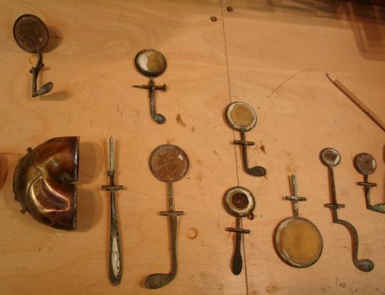 Restauration ophicl�ide - D�tail cl�tage avant restauration