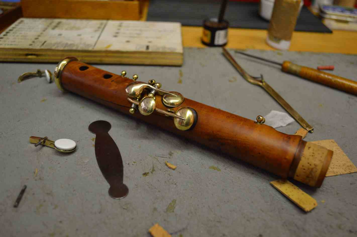 Voir  Restauration�d�une�clarinette�en�buis�10�cl�s�milieu�XIX�me