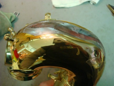 Ophicl�ide Atelier r�paration Mulhouse - Culasse saxophone