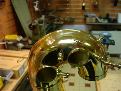 Ophicl�ide Atelier r�paration Mulhouse - Culasse saxophone