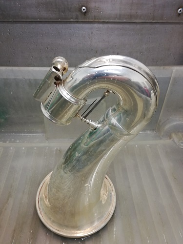 Ophicleide atelier r�paration argenture clarinette basse Selmer Mulhouse