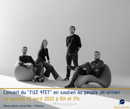 Voir  Concert�du�FUZ�QUARTET�en�soutien�au�peuple�ukrainien